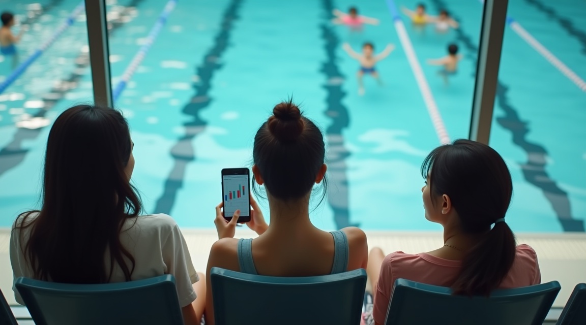 子どもの習い事中にトレード──プールサイドで失う集中力と判断力